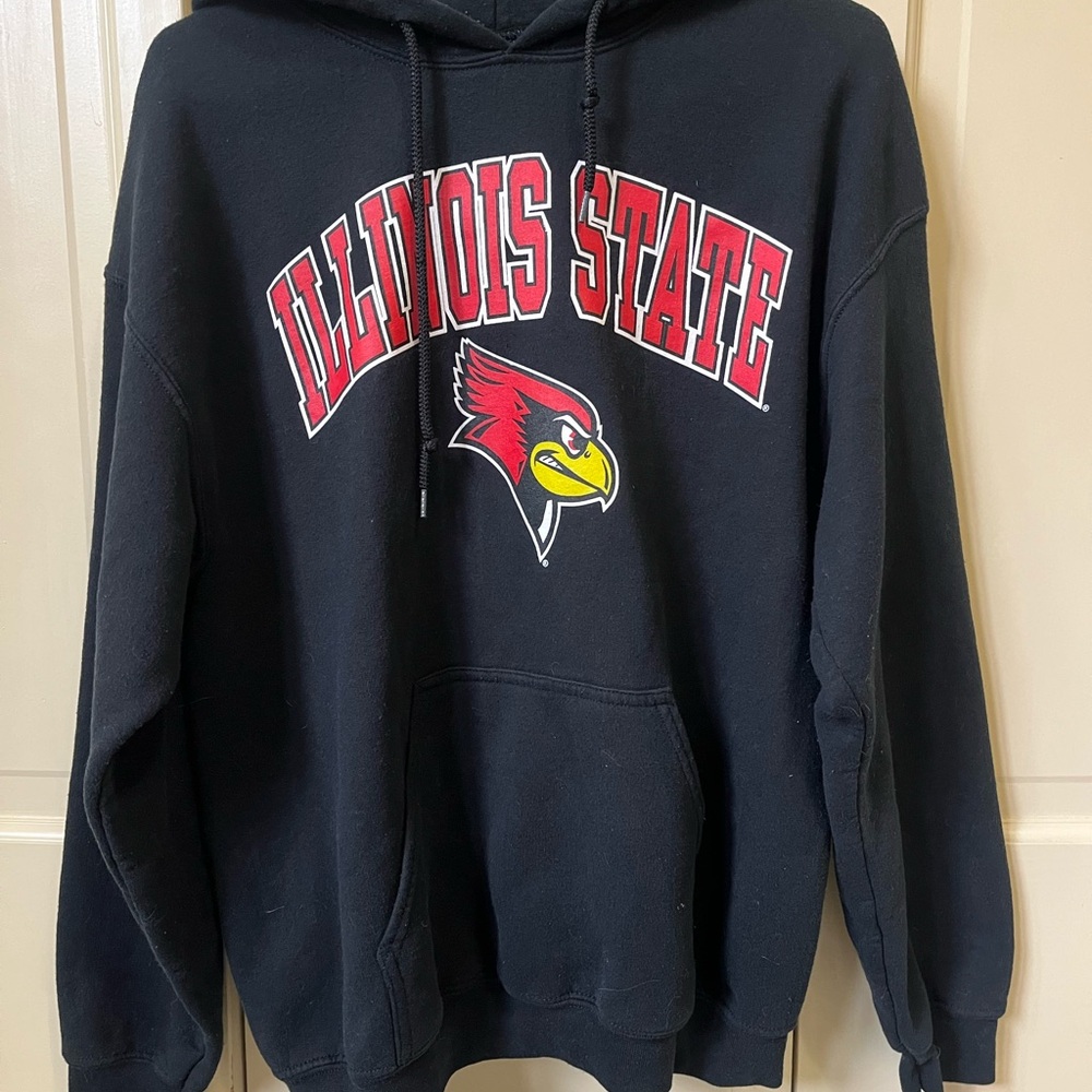 Illinois State Black Hoodie